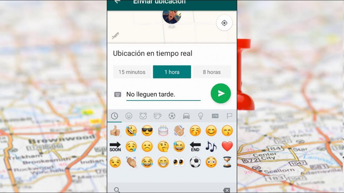 WhatsApp te permite saber dónde esta una persona en tiempo real