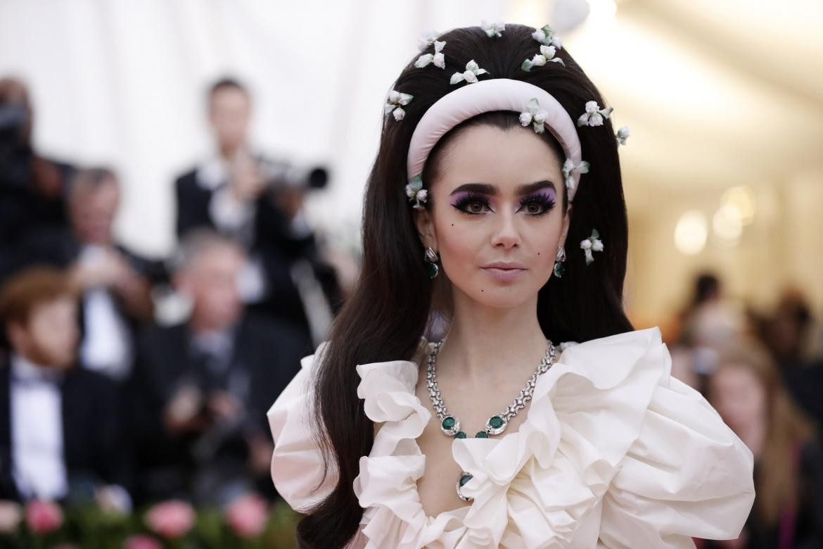 MET Gala - Lily Collins Foto Reuters