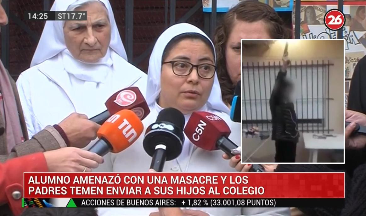 Alumno amenazó con masacre: temor de padres, no mandan a sus hijos al colegio	