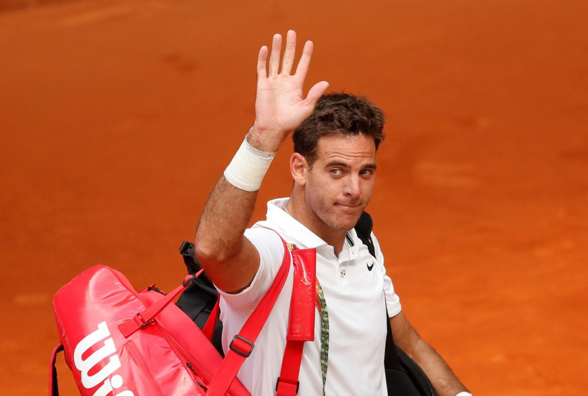 Juan Martín Del Potro en el Masters 1000 de Madrid (Reuters)