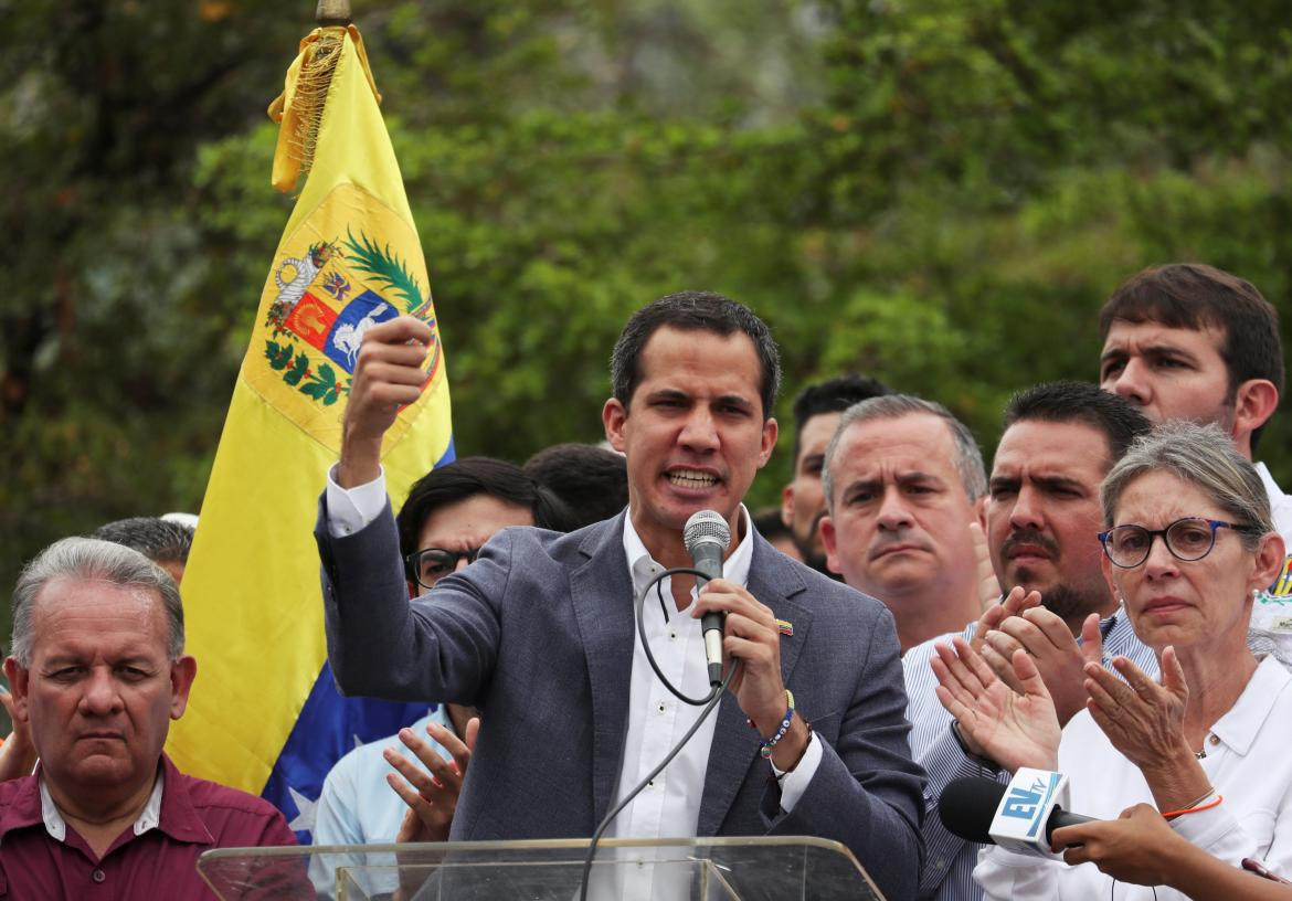 Juan Guaidó en Venezuela (Reuters)