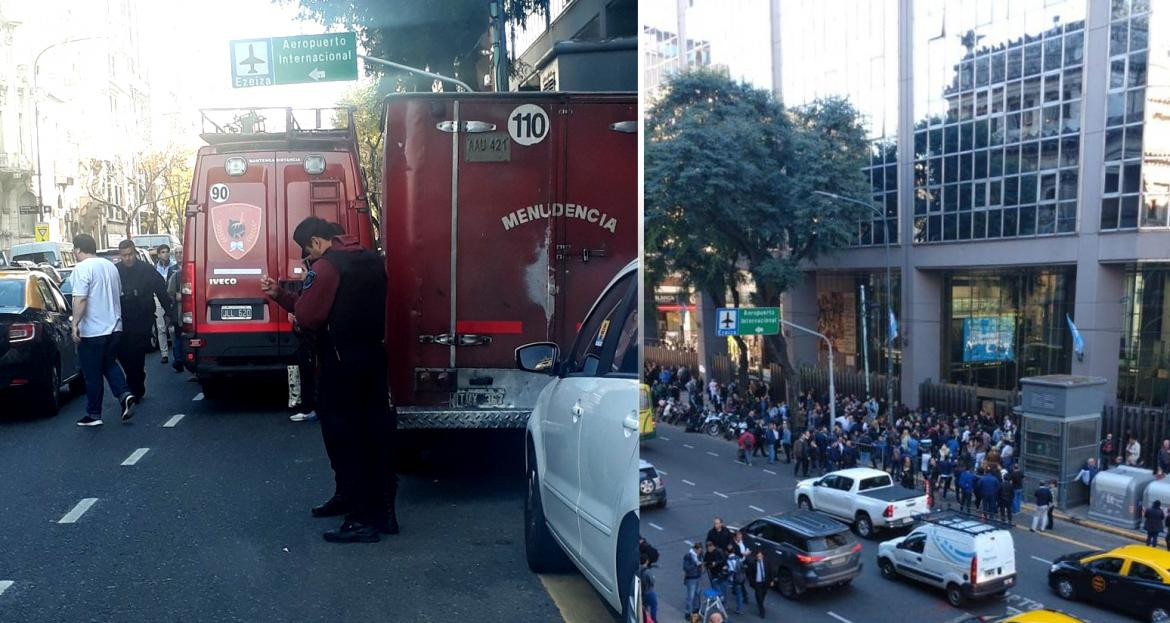 Tensión por amenaza de bomba en edificio anexo de Diputados - Foto: Twitter