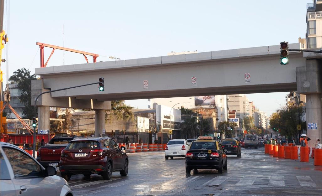 Reapertura de la avenida Córdoba, altura Juan B Justo, por Viaducto San Martín