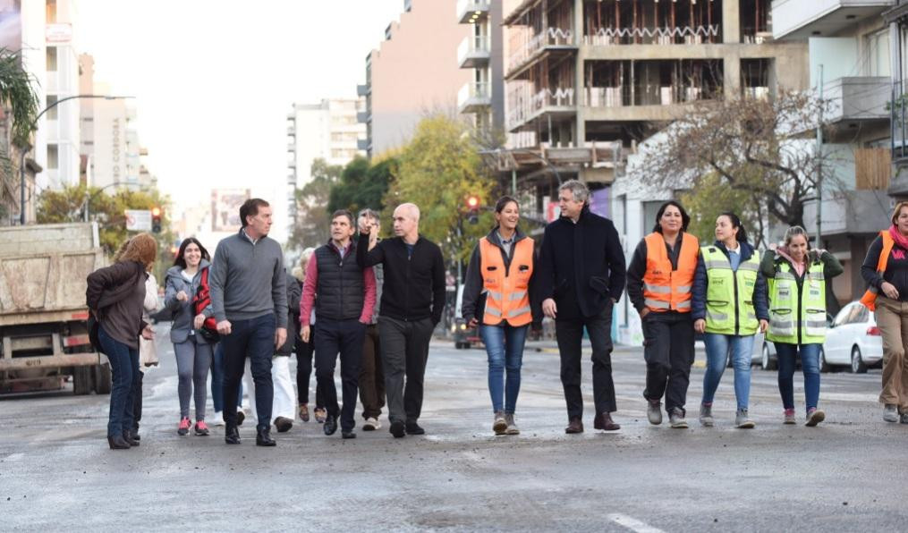 Reapertura de la avenida Córdoba, altura Juan B Justo, por Viaducto San Martín