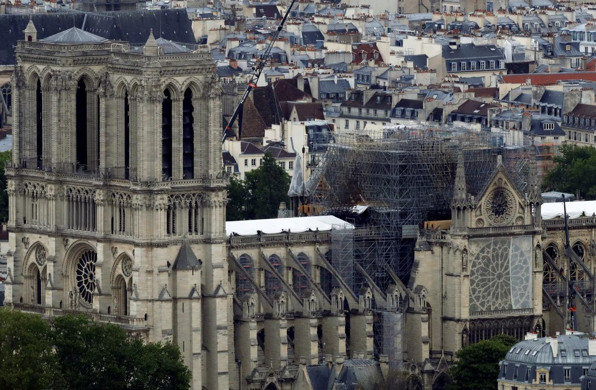 Notre Dame - A un mes del incendio Reuters