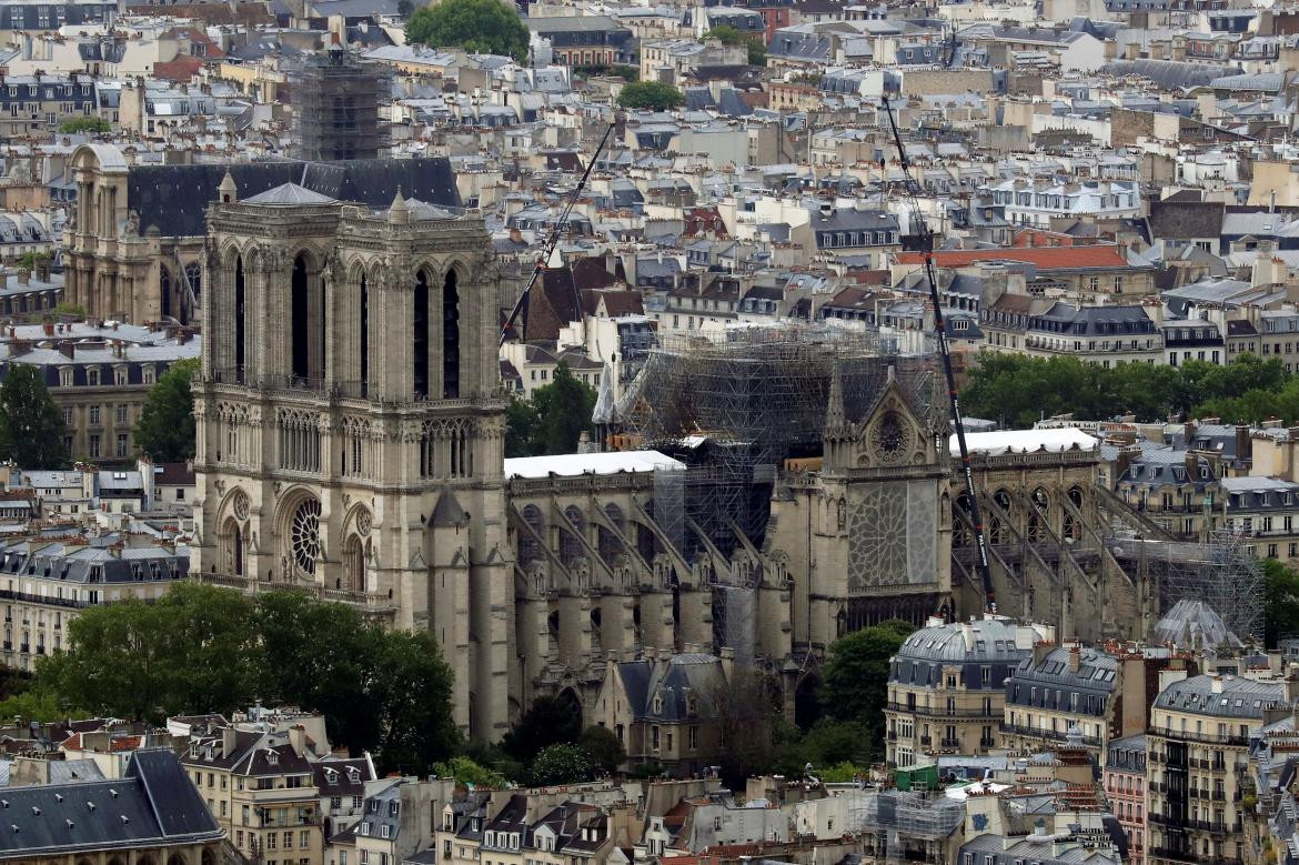 Notre Dame - A un mes del incendio Reuters