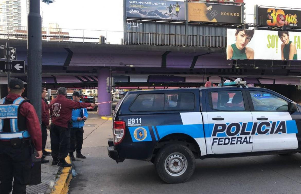 Accidente en Puente Saavedra - un muerto