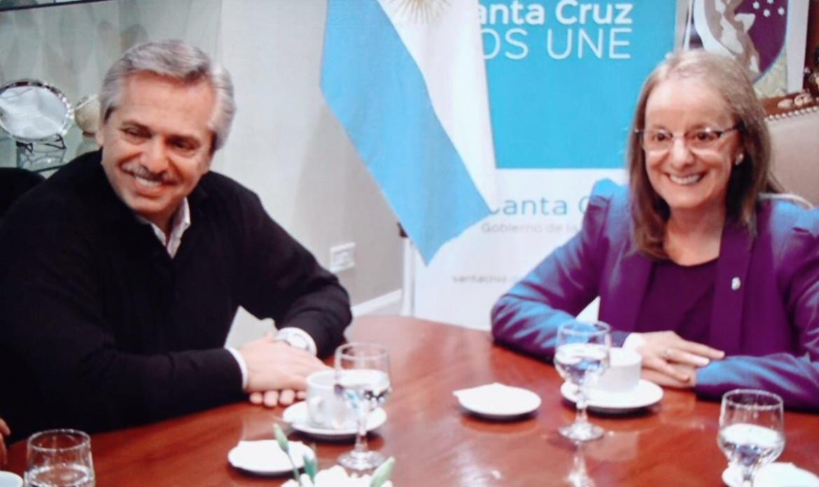 Alberto Fernández - Alicia Kirchner en Río Gallegos