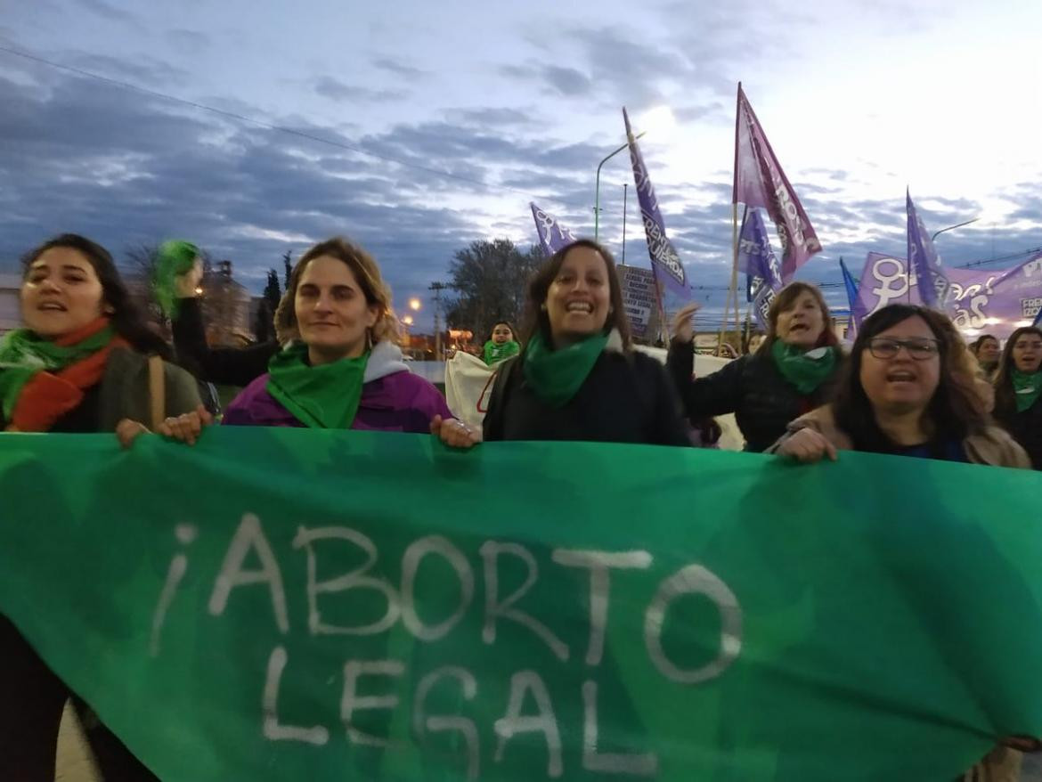 Leandro Rodríguez Lastra - movilización en contra en Cipoletti