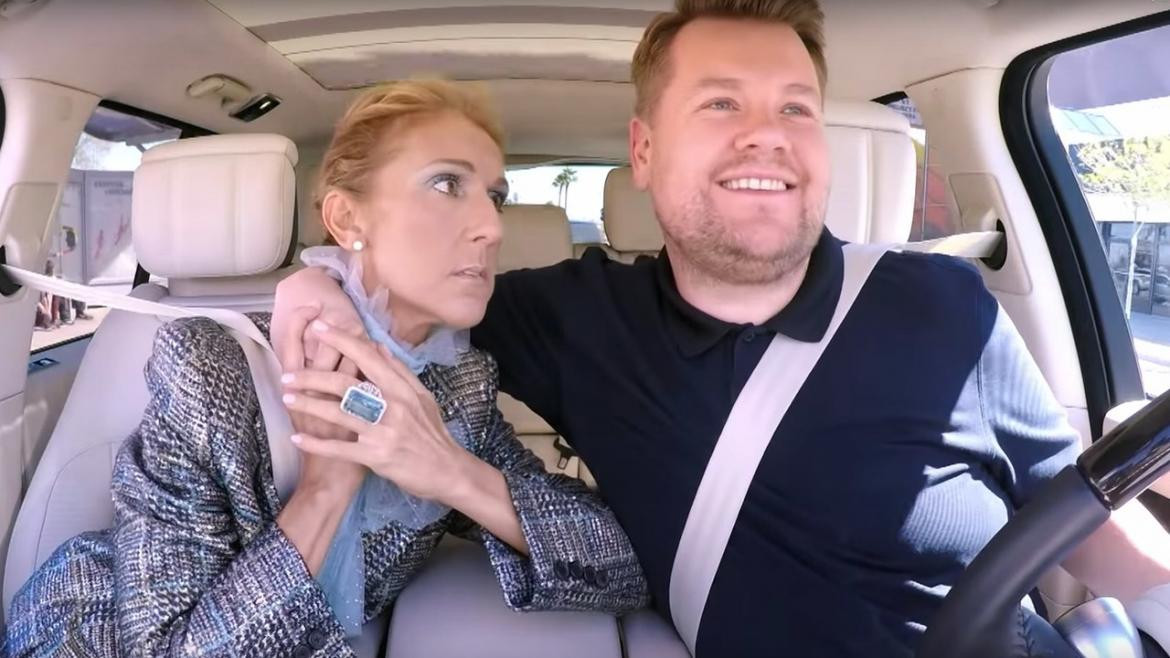 Celine Dion y James Corden