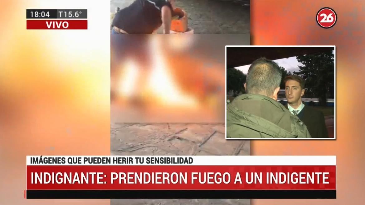 Prendieron fuego a indigente bajo un puente: vecino cuenta qué pasa en ese lugar	