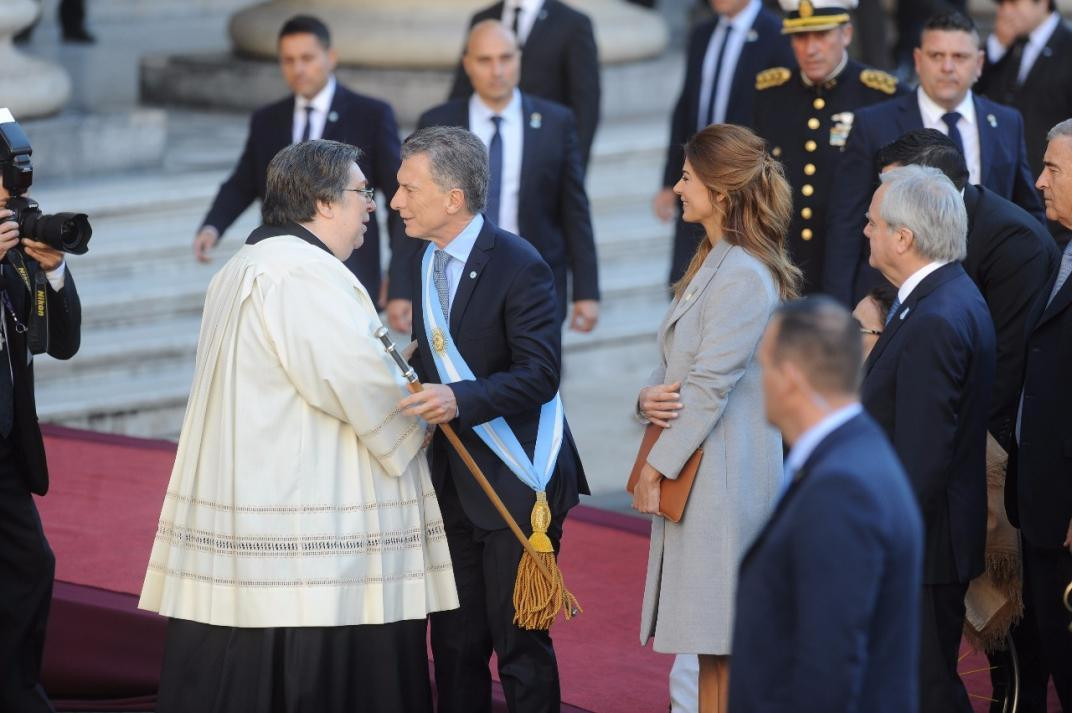 Tedeum del 25 de Mayo - Presidente Mauricio Macri Agencia NA