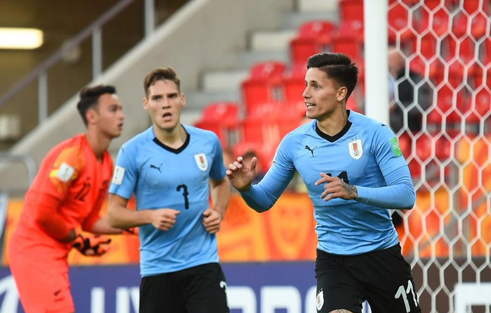 Mundial Sub 20: Uruguay venció a Nueva Zelanda y es primero de su grupo	