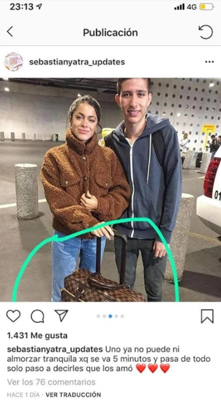 Tini y Sebastián Yatra