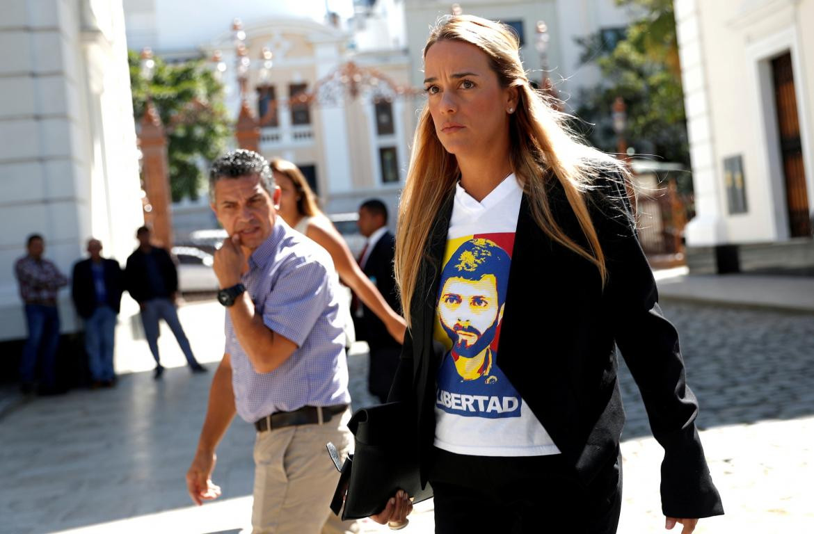 Lilian Tintori, esposa de Leopoldo López, Reuters