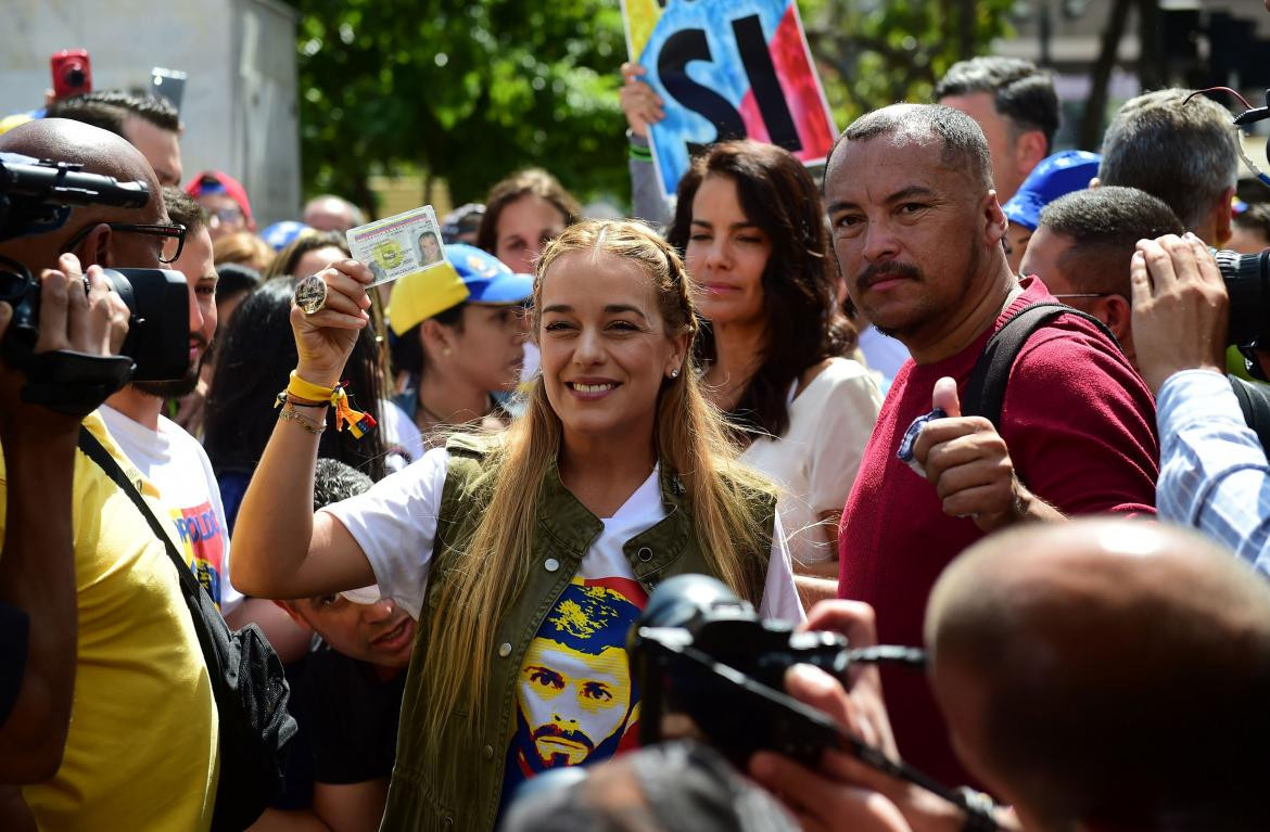 Lilian Tintori, esposa de Leopoldo López, NA