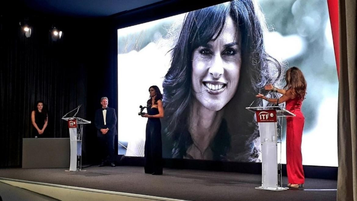 Gabriela Sabatin, premio ITF en París, Roland Garros, tenis