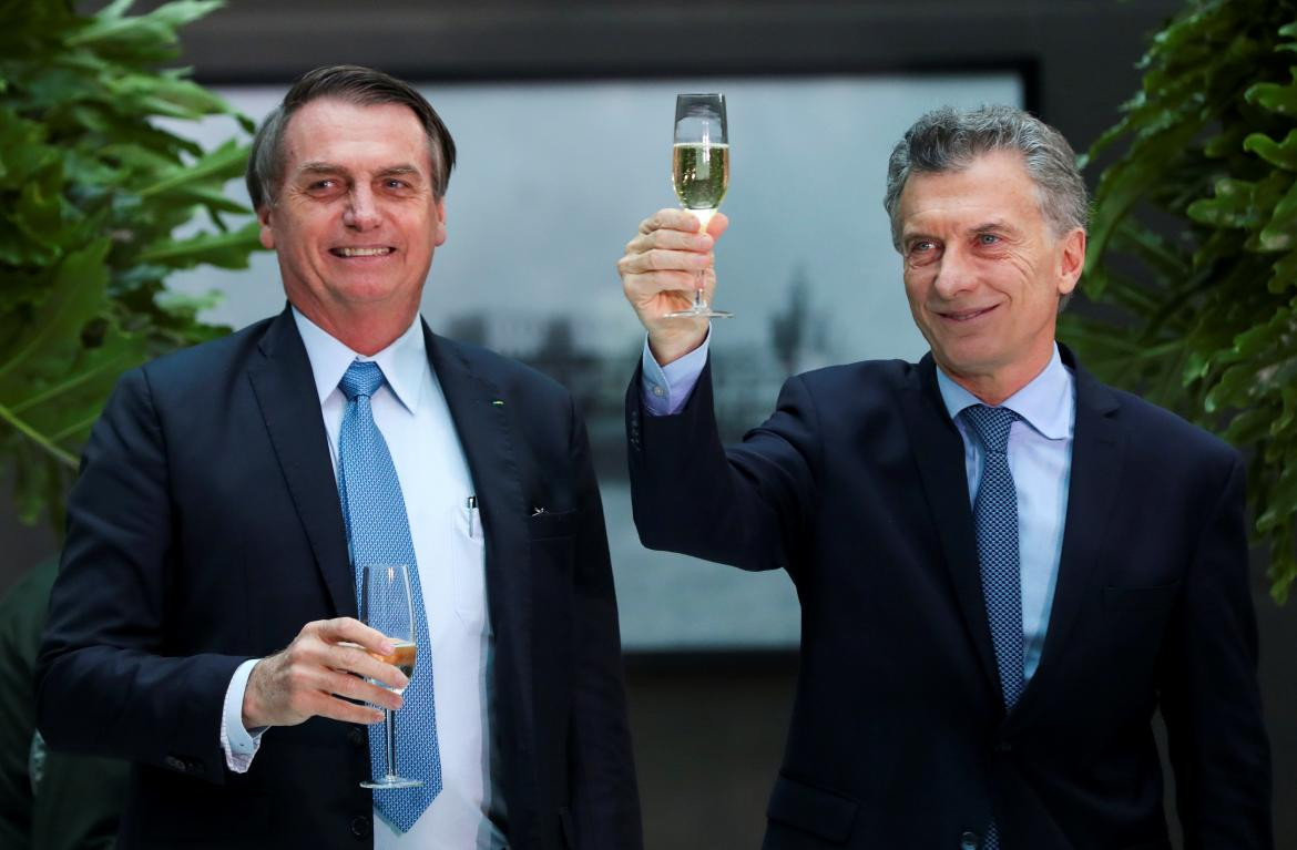 Jair Bolsonaro y Mauricio Macri (Reuters)