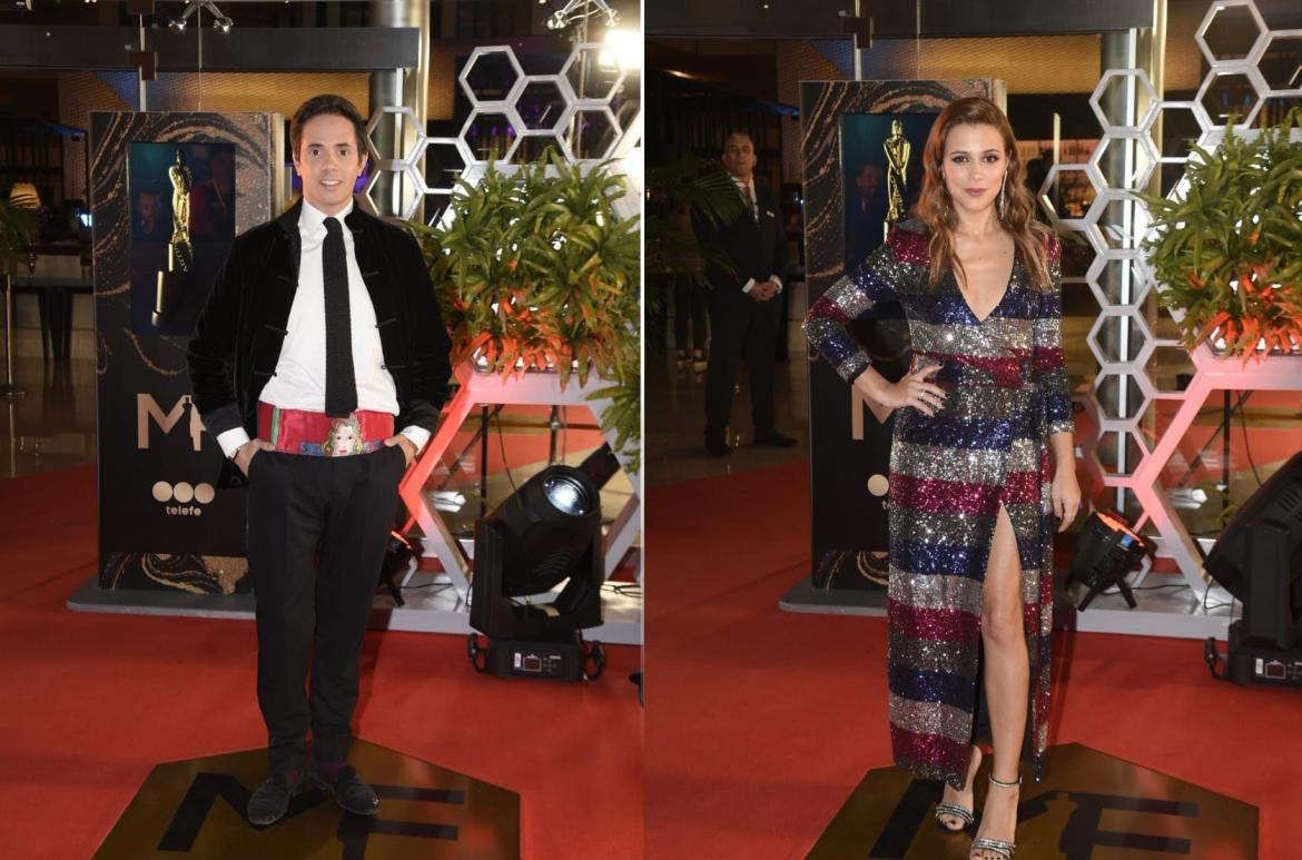 Martín Fierro 2019 - Looks en la alfombra roja - Roberto Funes Ugarte - Maru Gándara