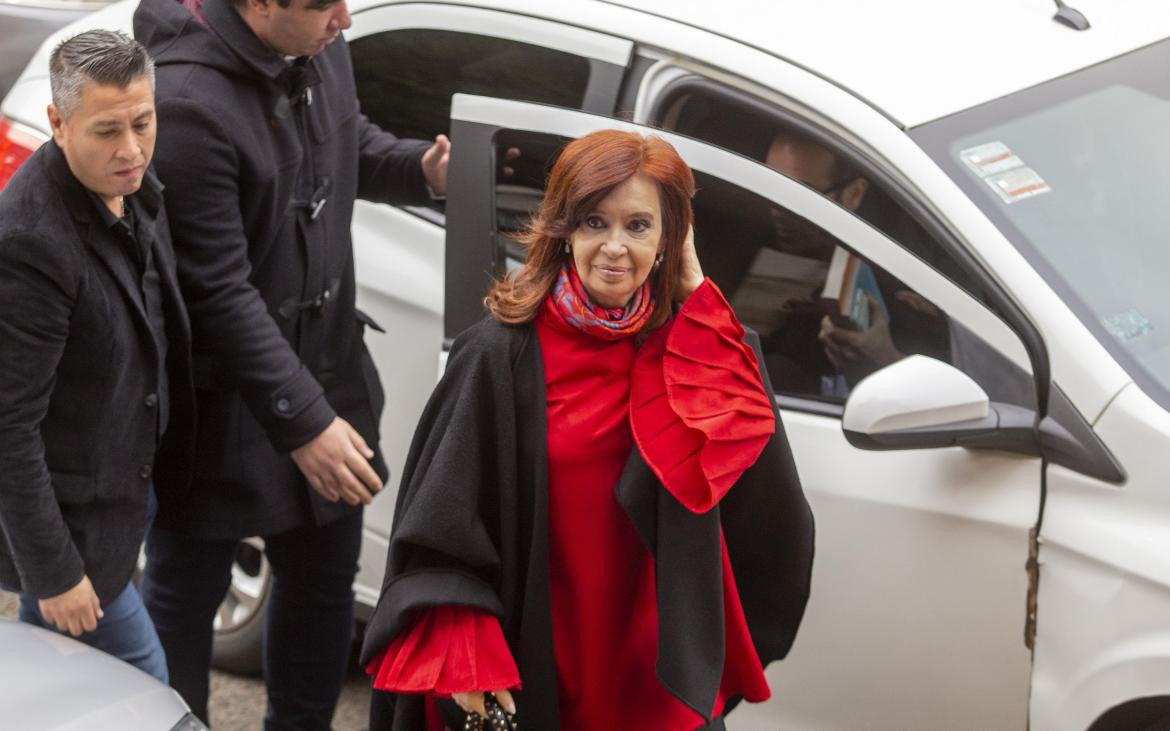 Cristina Kirchner en Comodoro Py - Agencia NA