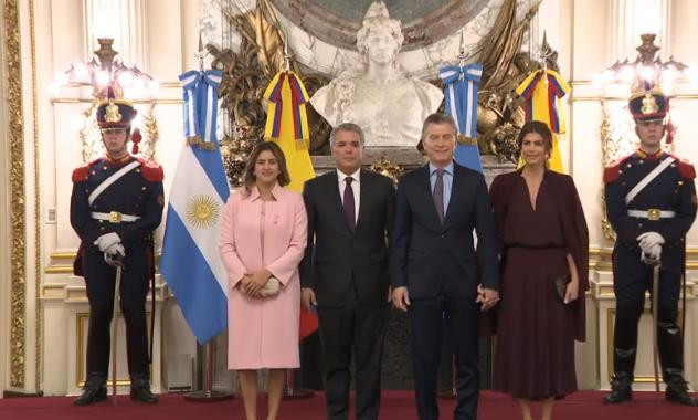 Mauricio Macri e Ivan Duque - Casa Rosada