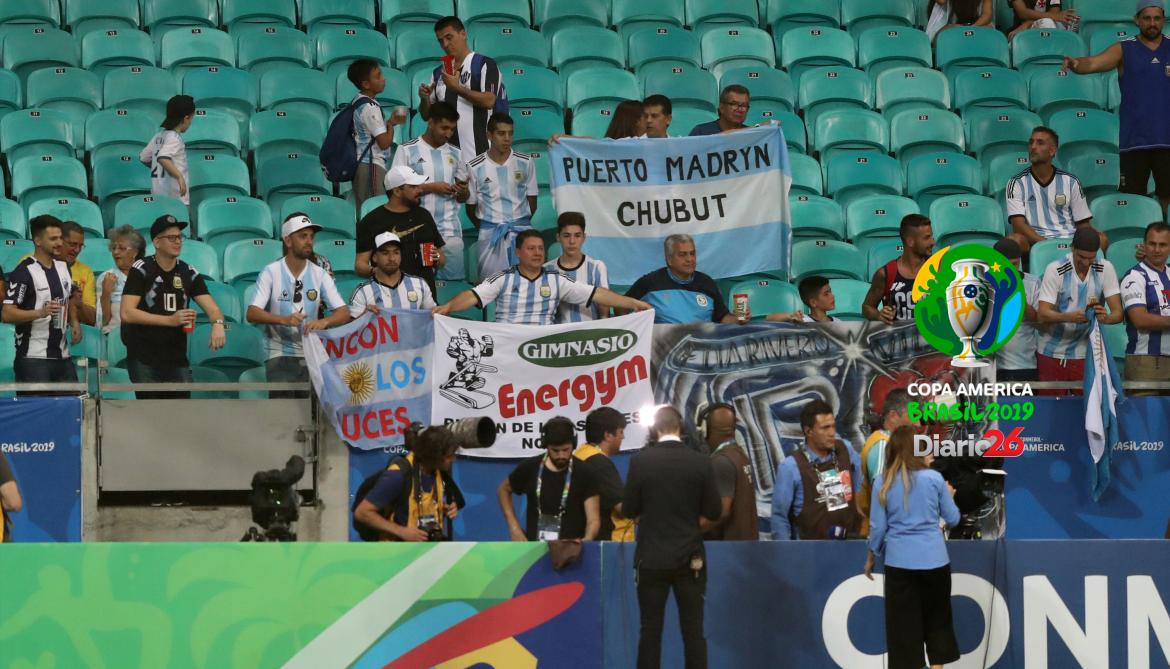 El color de las tribunas en Argentina - Colombia por Copa América (Reuters)