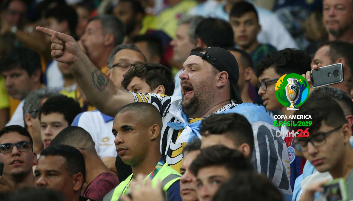 El color de las tribunas en Argentina - Colombia por Copa América (Reuters)