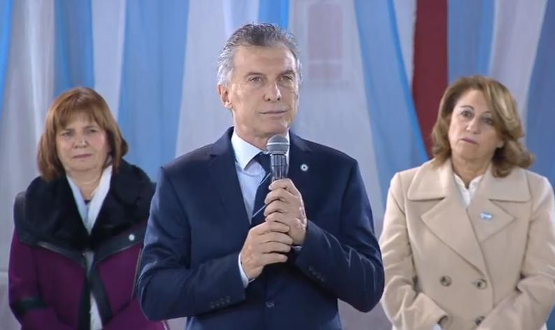 Macri en Rosario por Día de la Bandera