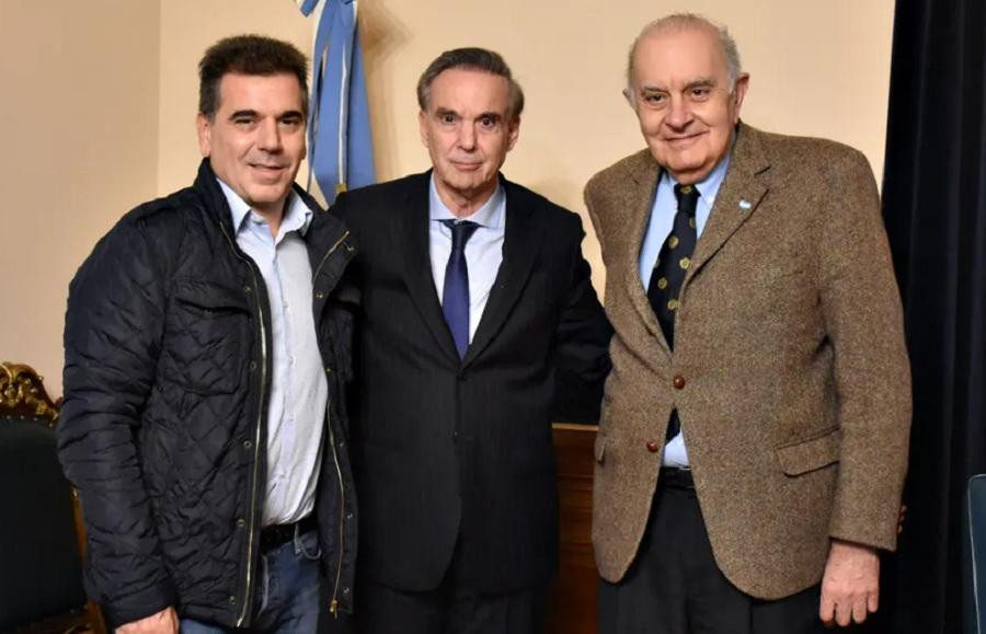 Ritondo, Pichetto y Asseff, al sellar su sorpresivo acuerdo 