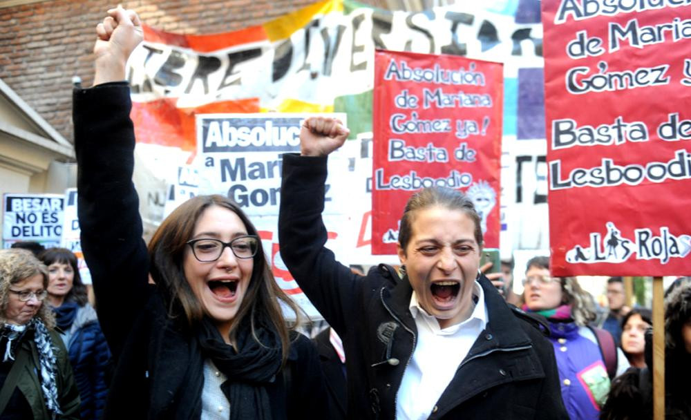 Mariana Gómez y su esposa Rocío Girat, postergación de veredicto, juicio, pareja