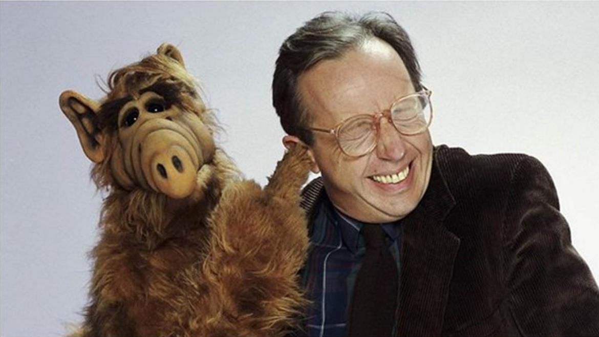 Alf junto al actor Max Wright