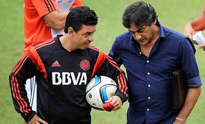 Marcelo Gallardo y Enzo Francescoli