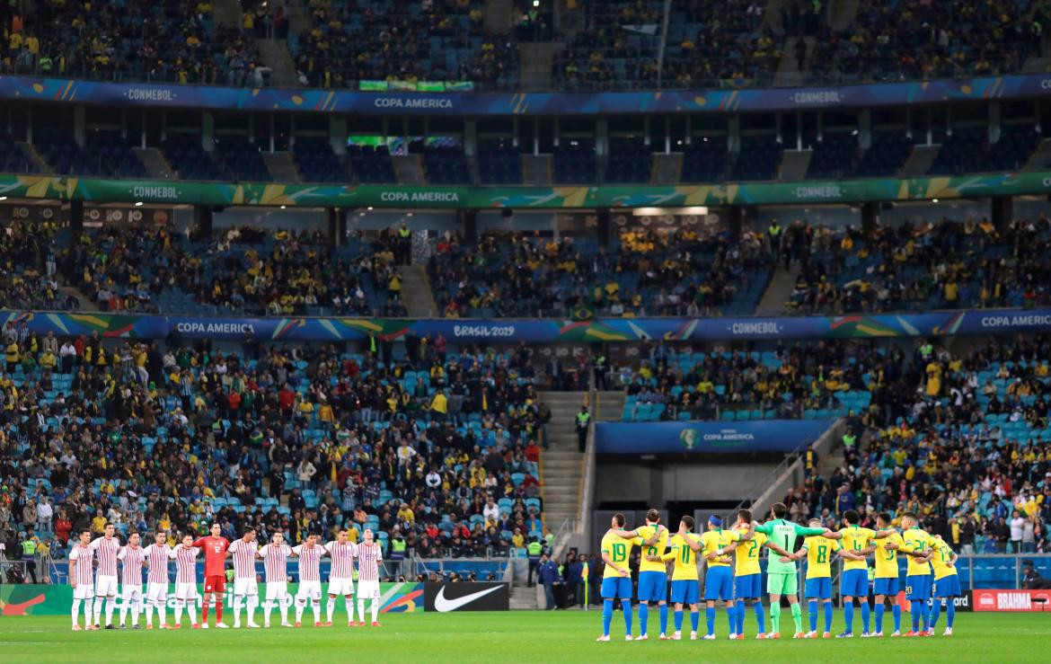 Copa América 2019, Brasil vs Paraguay, estadio, hinchada, REUTERS	