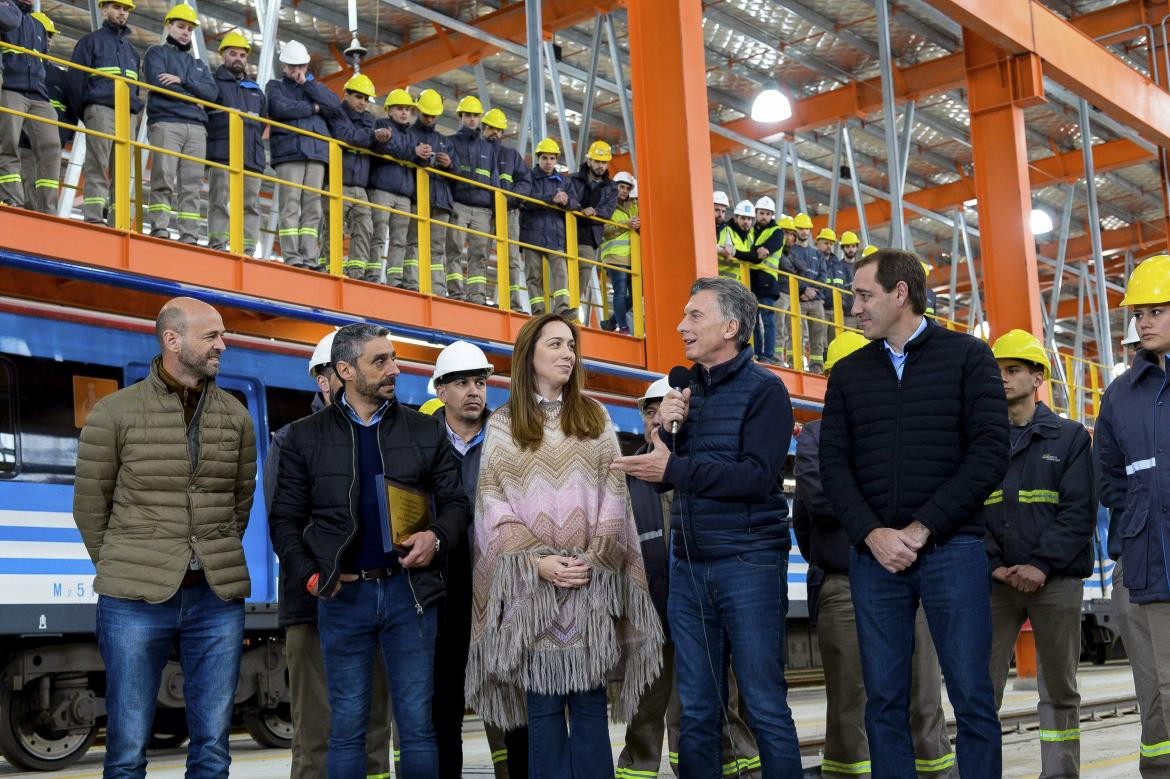 El presidente Mauricio Macri encabezó inauguración del nuevo Taller Ferroviario de Tolosa