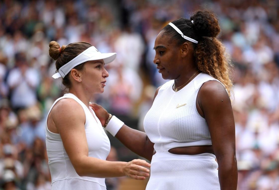 Final de Wimbledon entre Halep y Serena Williams (Reuters)