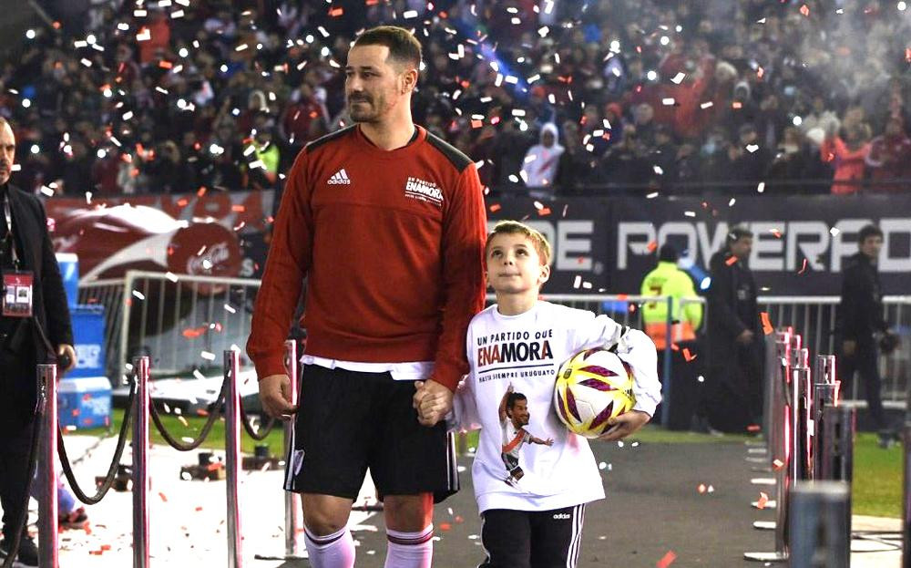 Despedida de Rodrigo Mora, estadio Monumental, River Plate, NA