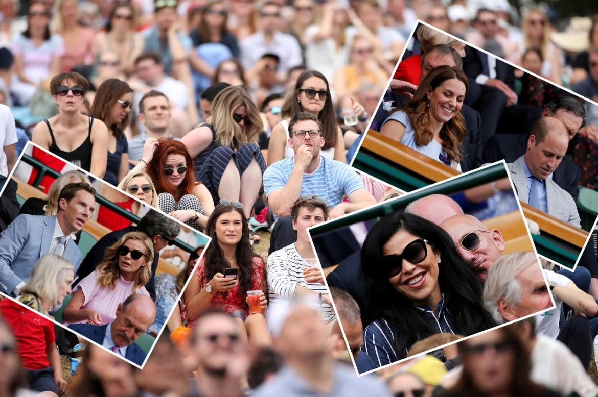 Glamour y famosos en la final de Wimbledon 2019, las mejores fotos, Reuters	