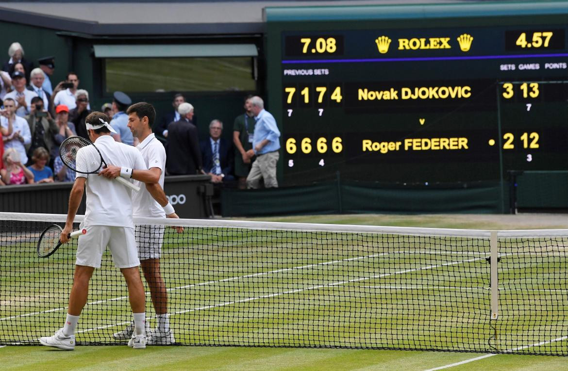 Djokovic vs. Federer, tenis, Wimbledon, Reuters