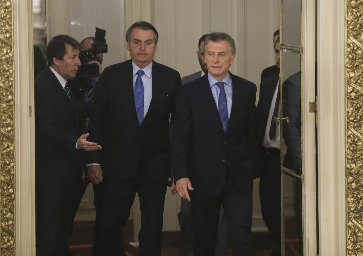 Macri y Bolsonaro - Agencia NA