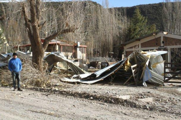 Viento zonda, destrozos en Mendoza, fotos