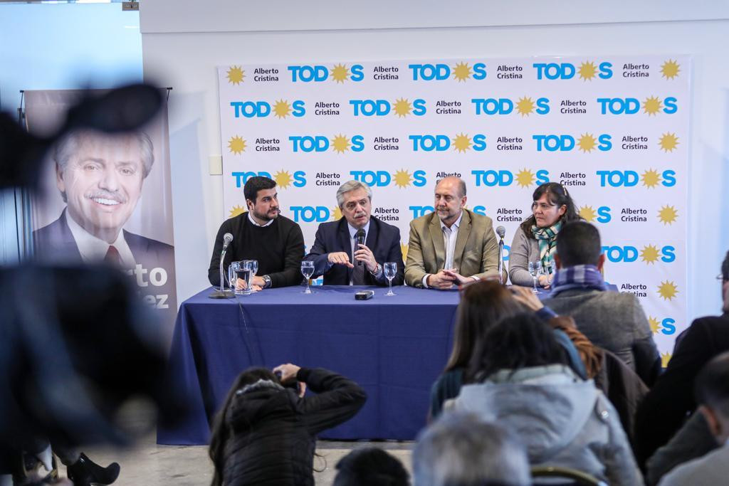 Alberto Fernández y Omar Perotti en Santa Fe, Elecciones 2019, FRENTE DE TODOS	