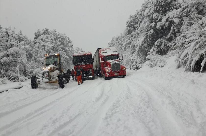 Ruta de los Siete Lagos tras choque