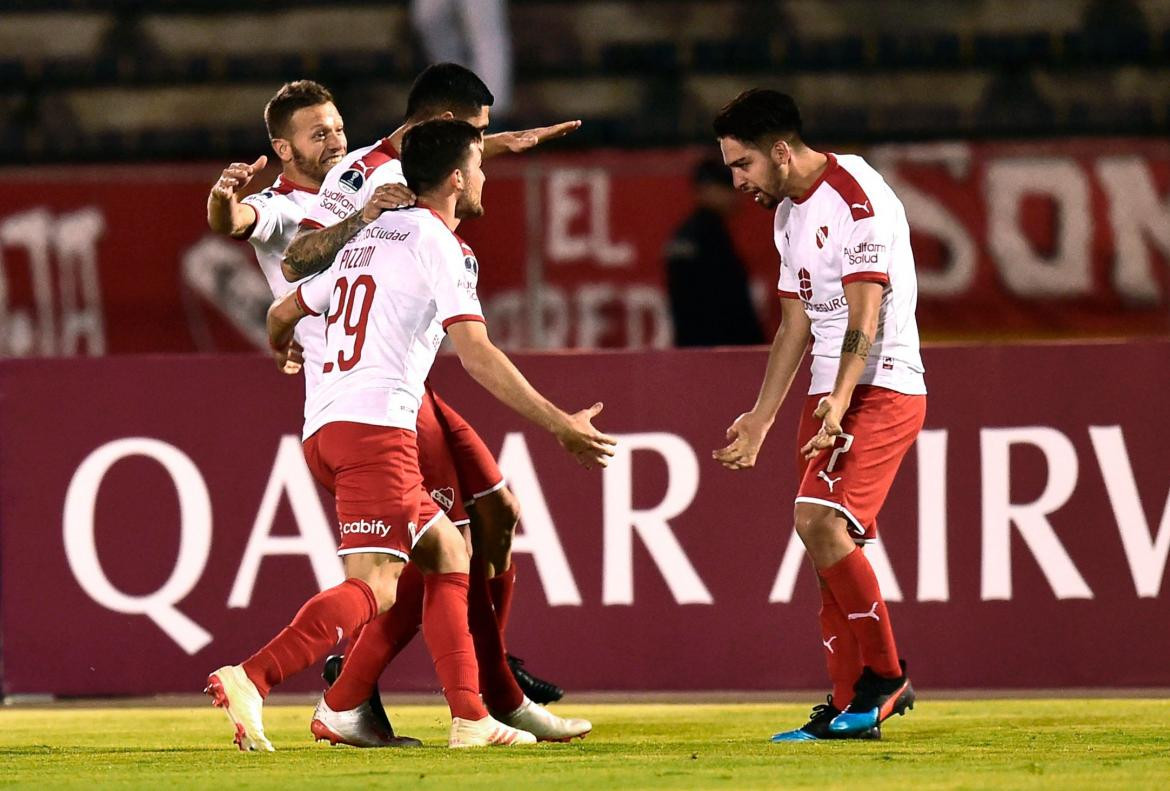 Festejo de Independiente ante Universidad Católica por Copa Sudamericana, AGENCIA NA