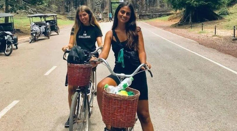 Turistas en Camboya