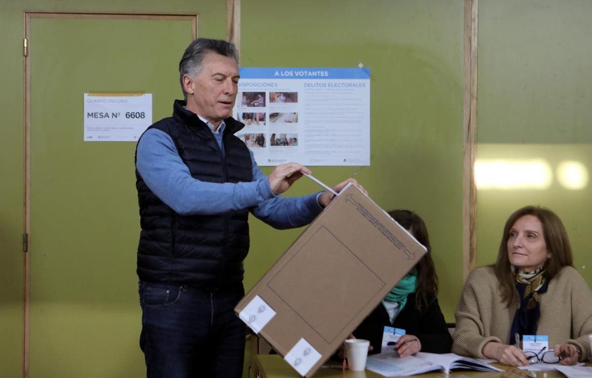 Mauricio Macri, votación, Elecciones 2019, REUTERS