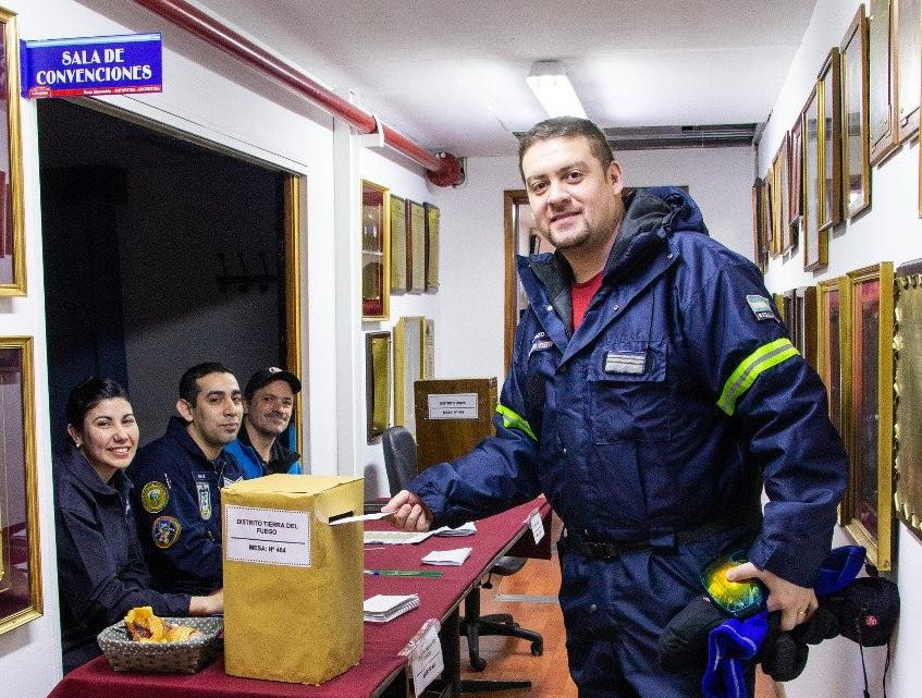 PASO 2019, voto en la Antártida