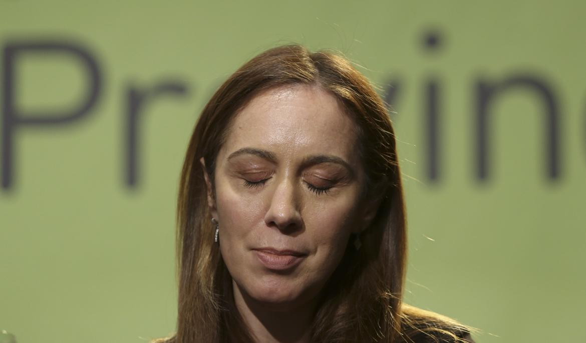 María Eugenia Vidal, conferencia de prensa tras la derrota en las PASO, NA