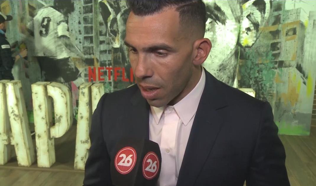 Carlos Tevez, nota a CANAL 26, Netflix	