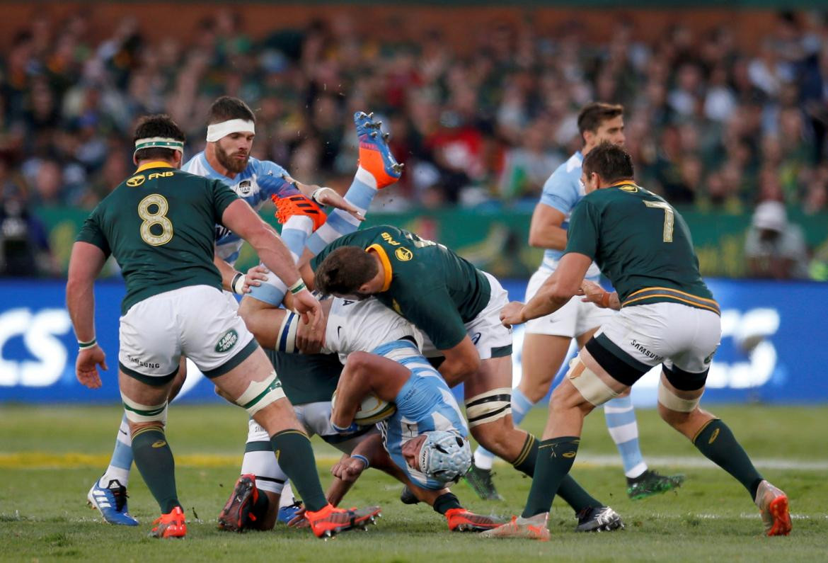 Los Pumas ante Sudáfrica, REUTERS