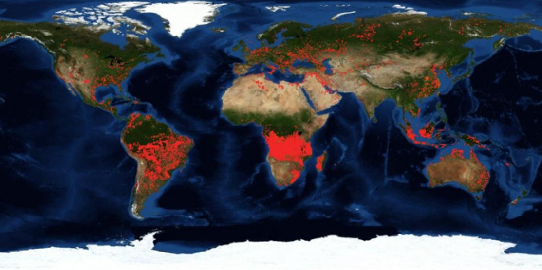 Incendios en la Amazonia, vistos desde el espacio por la NASA